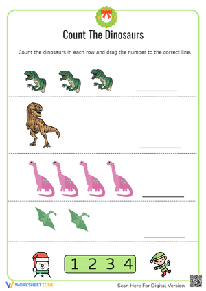 Count the dinosaurs