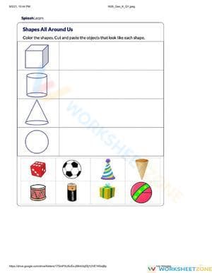 Identifying Various 3D Shapes