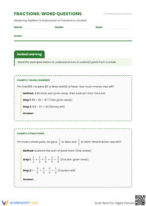 Essential Fraction Word Problems | Grade 5 Math