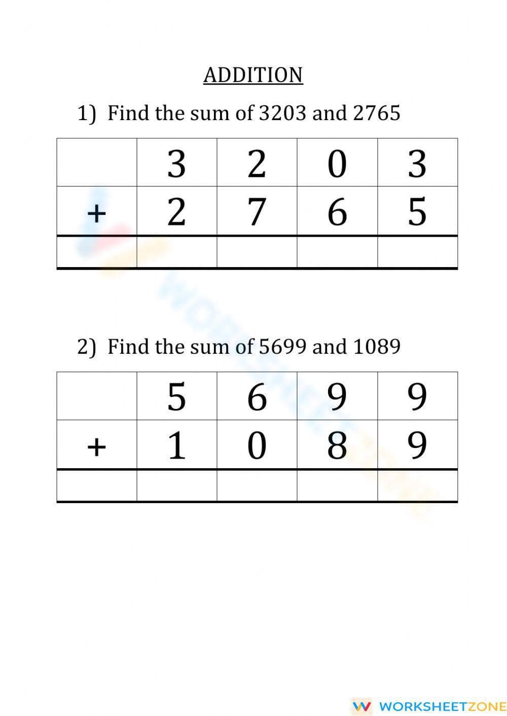 Engaging Addition Practice Worksheet - Page 1