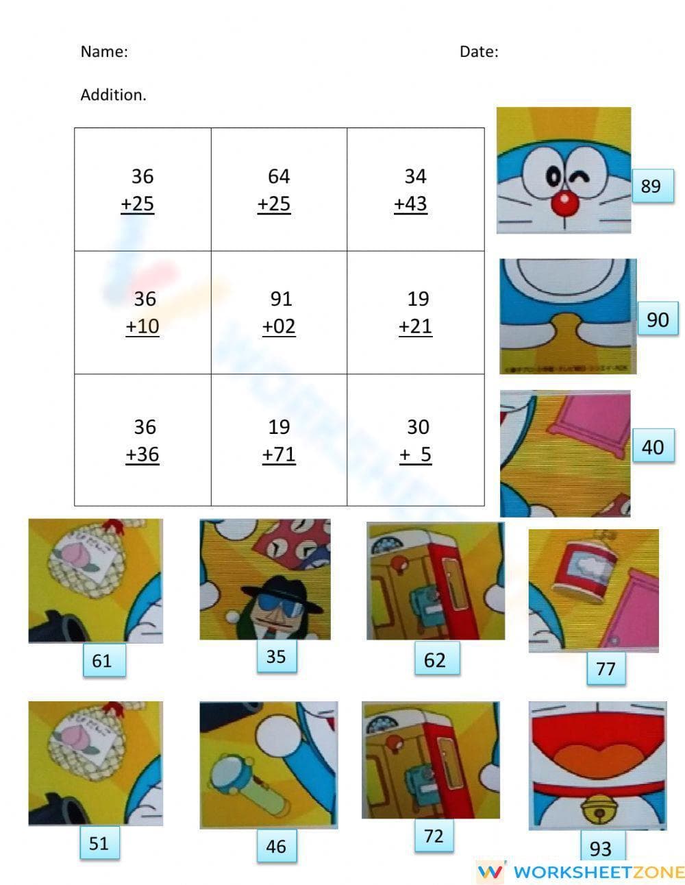 Engaging Math Puzzle Worksheet - Page 1