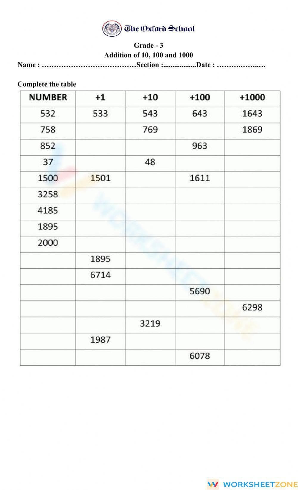 Enhance Addition Skills: Practice Worksheet - Page 1