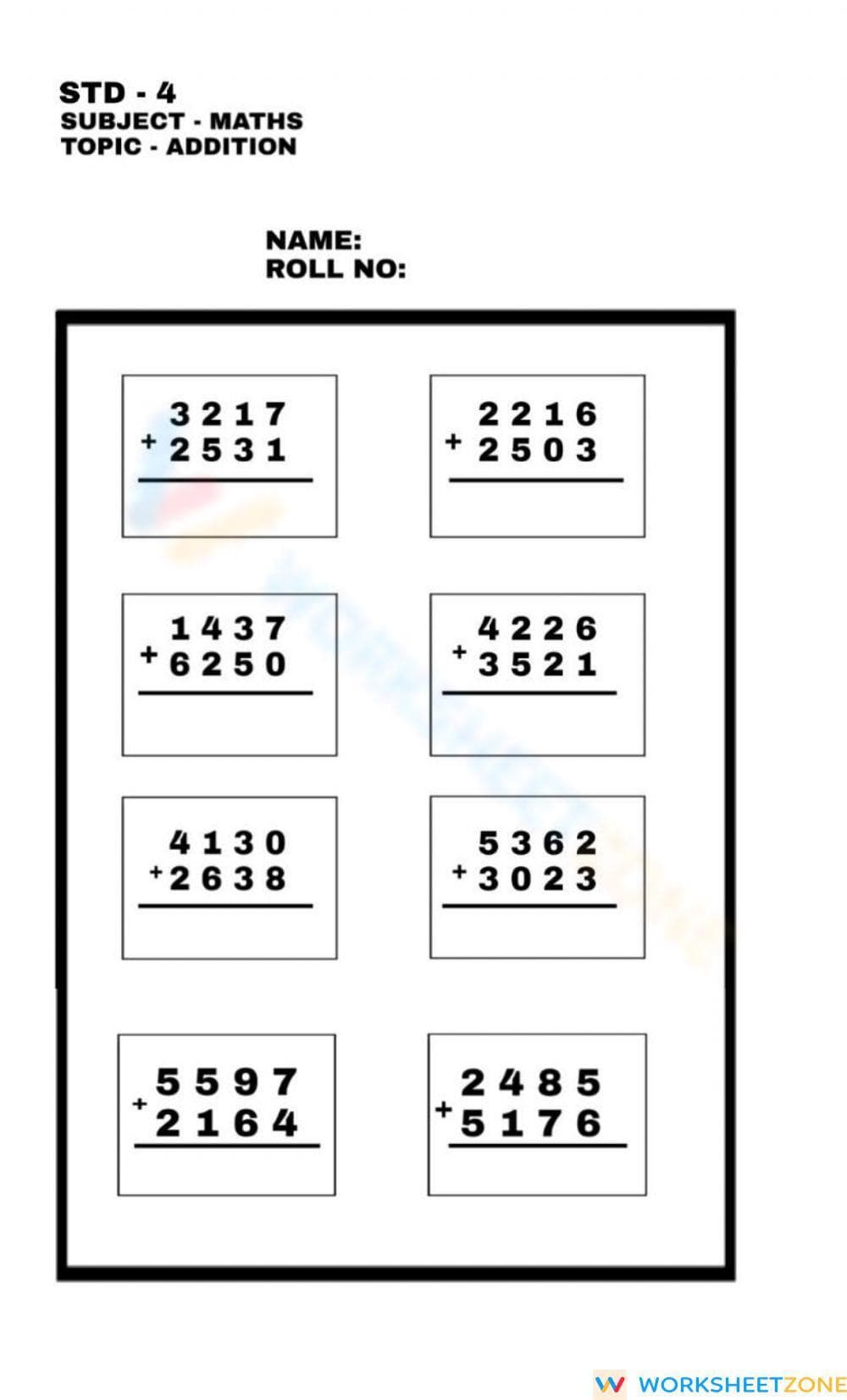 Addition Practice: Build Math Skills Now - Page 1