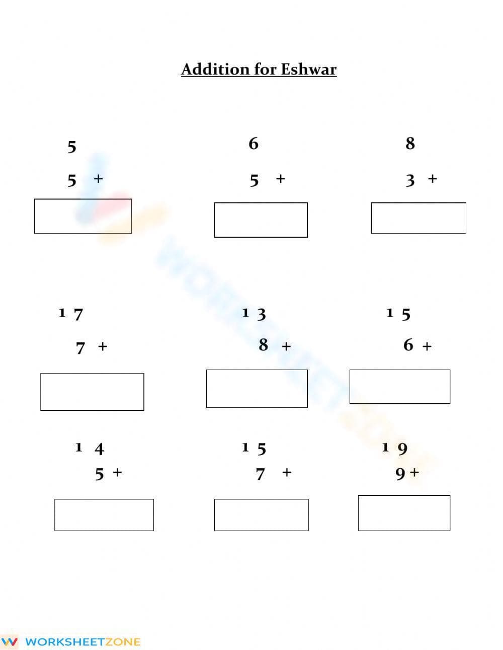 Addition Practice: Math Skills Enhancement - Page 1