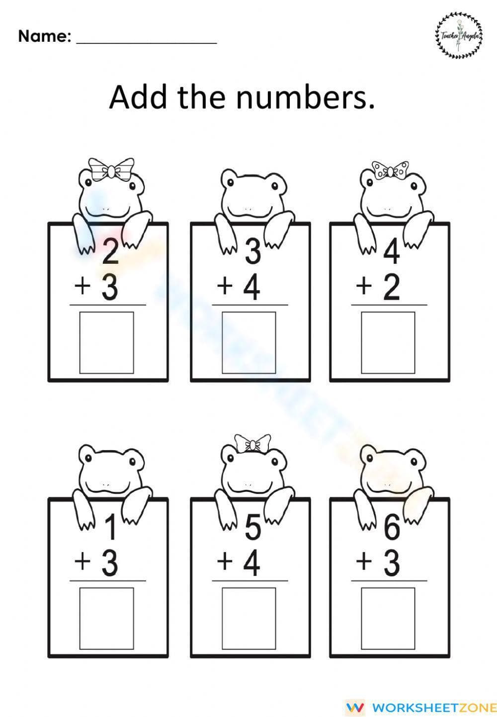 Addition Practice for Skill Development - Page 1