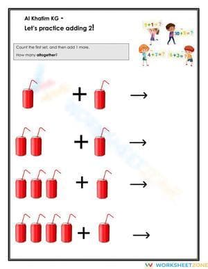 Addition Worksheet: Let's Add and Learn Math