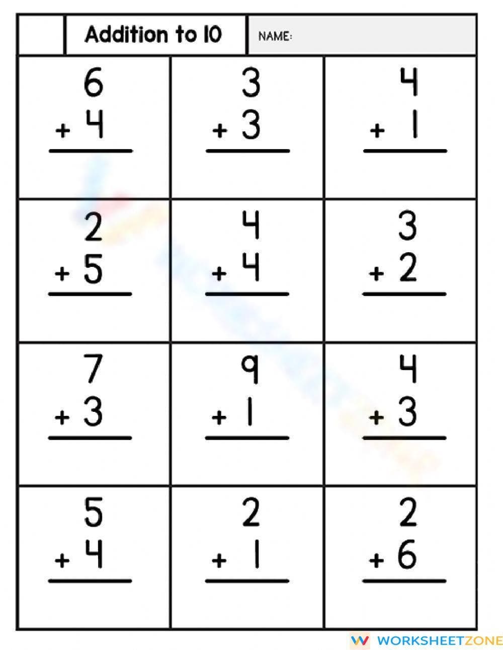 Addition Skills Practice: Engaging Worksheet - Page 1