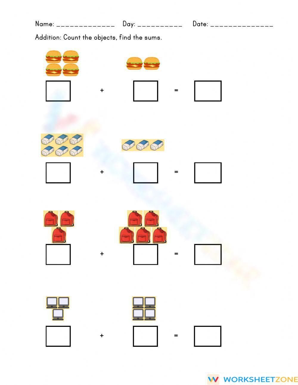 Addition Practice for Enhanced Math Skills - Page 1