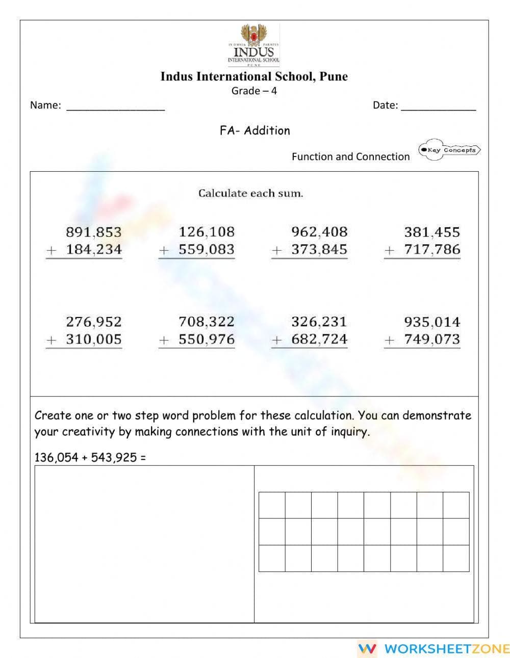 Addition Problems Practice - Page 1