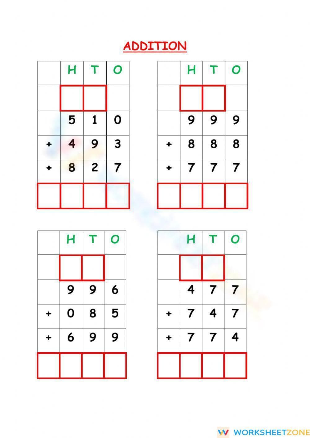 Addition Beginner Practice Now - Page 1