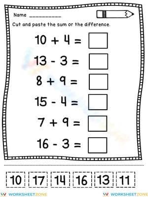Engaging Math Worksheet for Skill Development