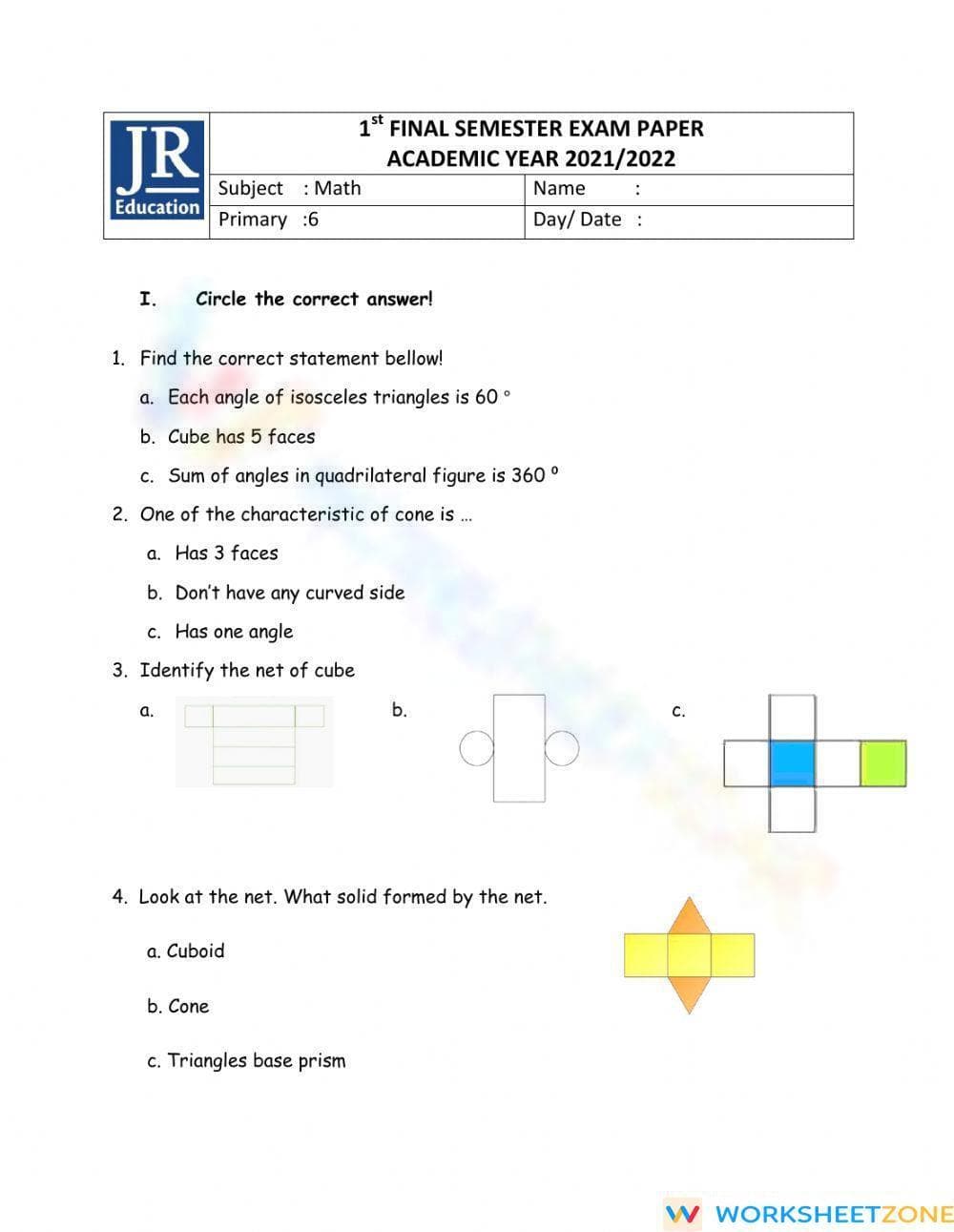 Math - Page 1