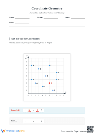 Essential Coordinates Worksheet | Grade 5 Math Practice