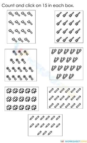 Counting to 15: Practice Counting Skills