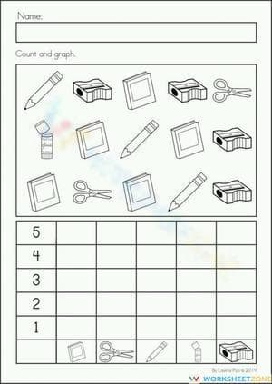 Counting Worksheet for Kids