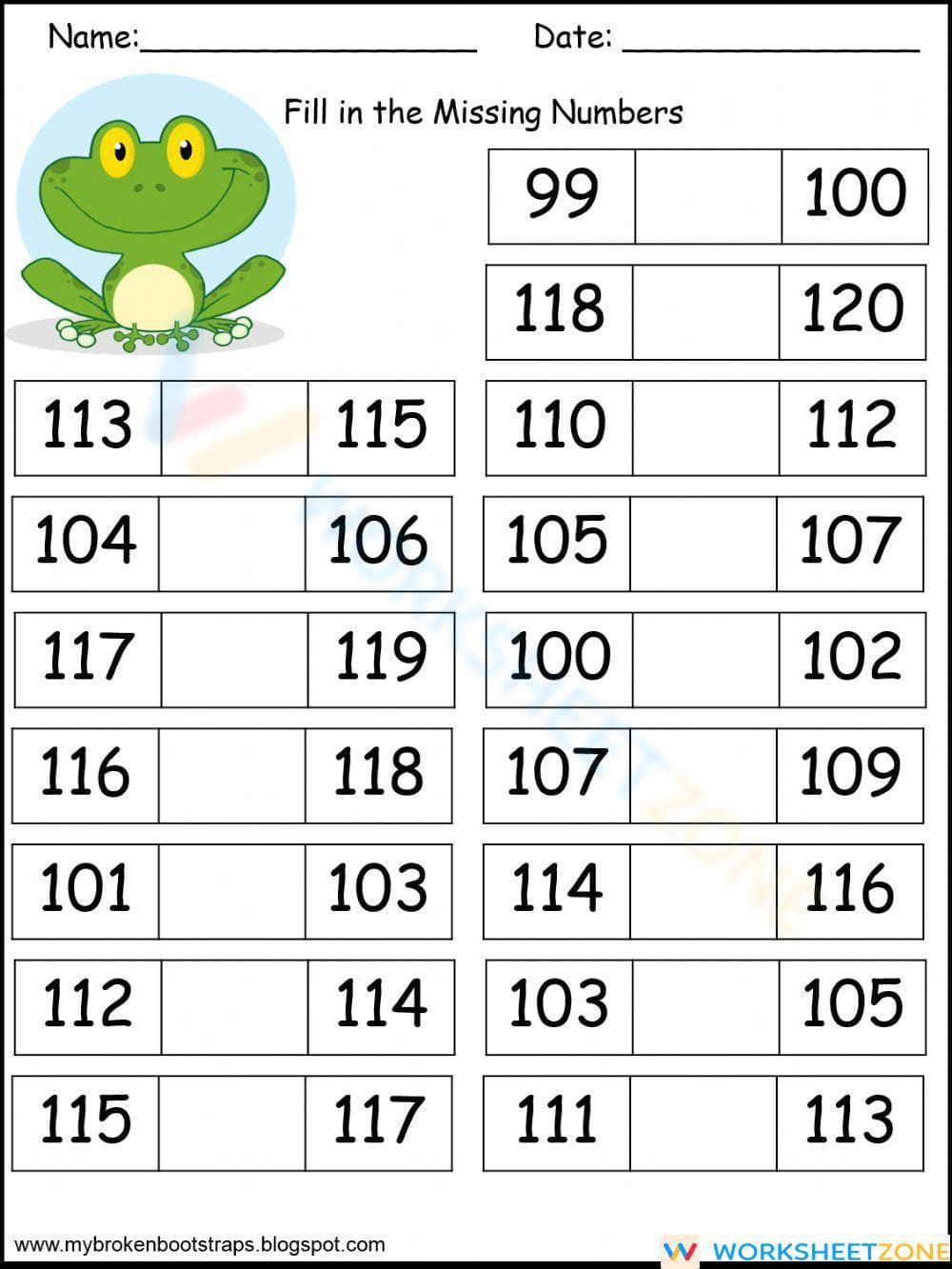 Essential Basic Math Skills Worksheet - Page 1