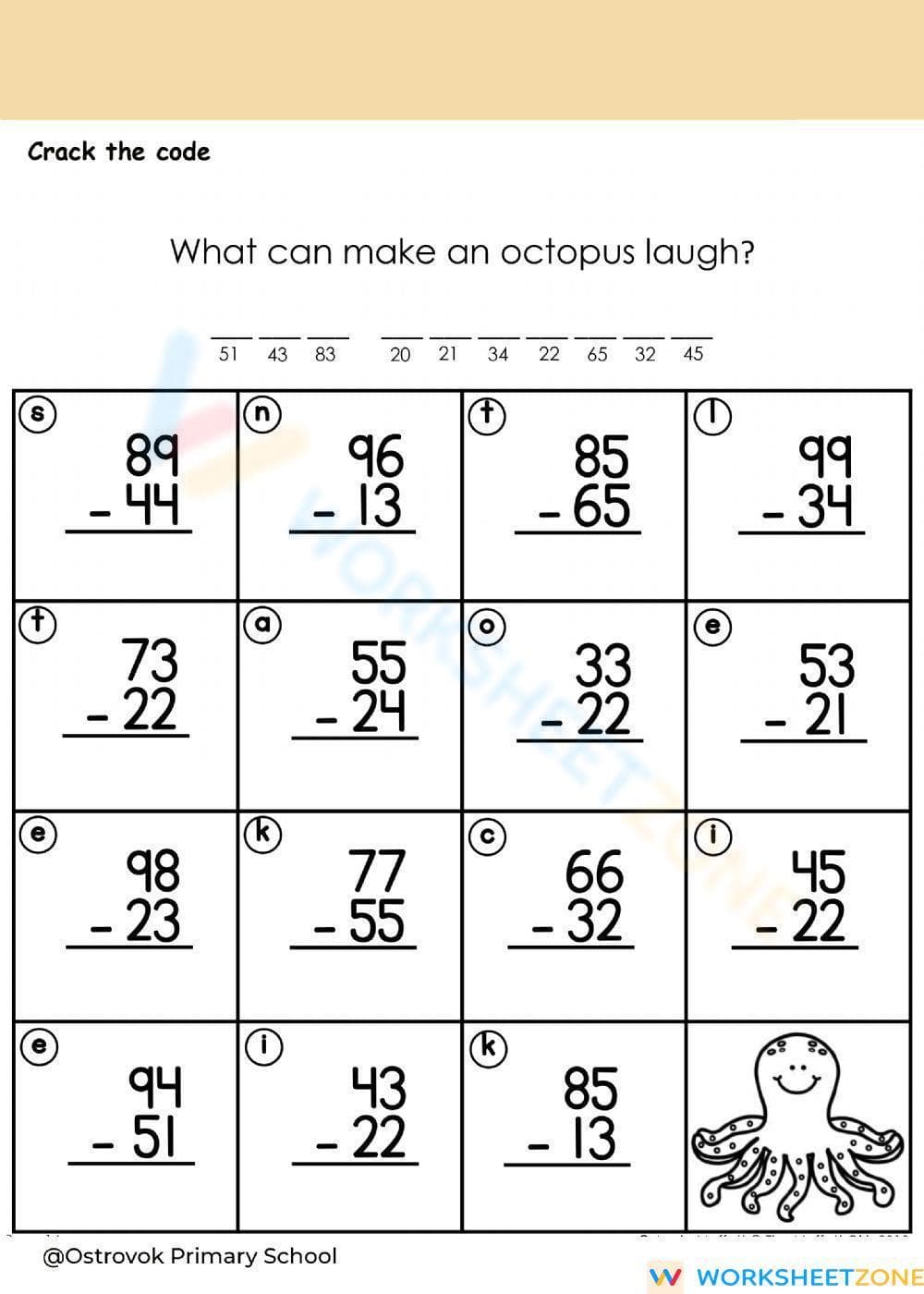 Maths Practice Worksheet for Skill Enhancement - Page 1