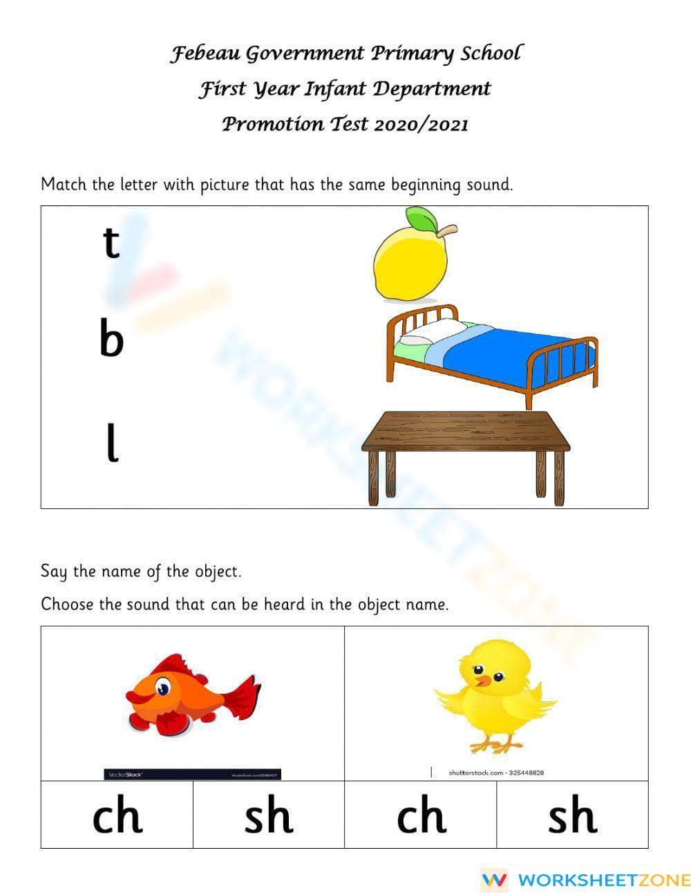 Phonics - Page 1