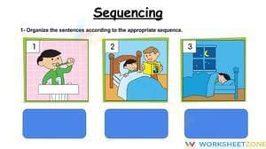 Grade 1 Sequencing — Printable No-Prep Worksheet