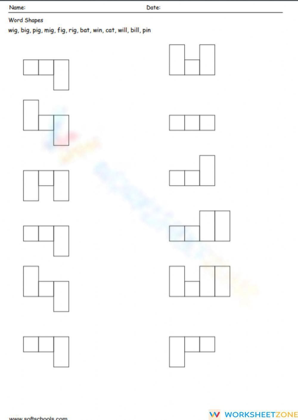 Wordshapes - Page 1