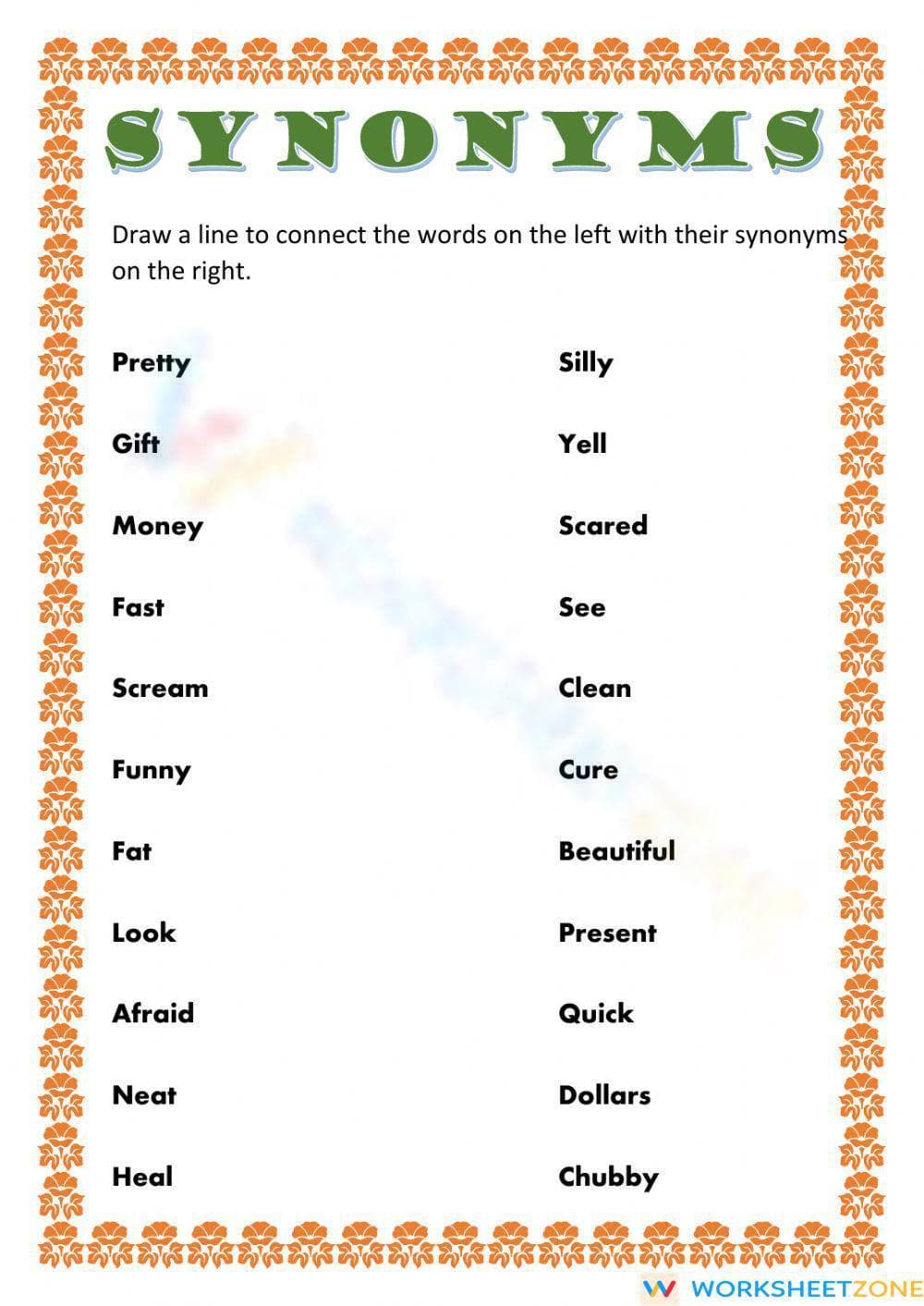 Enhance Vocabulary with Synonyms Practice - Page 1