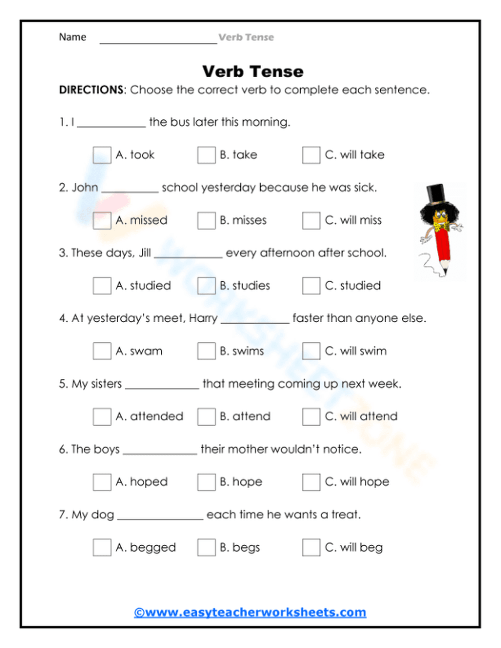 Improve Grammar with Sentence Correction Exercises - Page 1