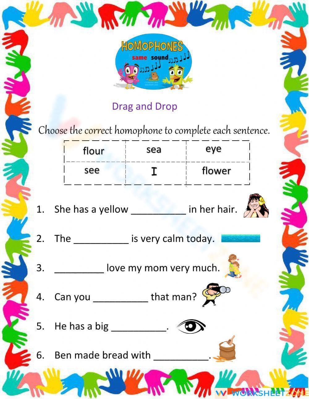 Homophones - Page 1