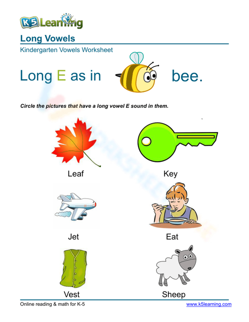 Long vowel E - Page 1