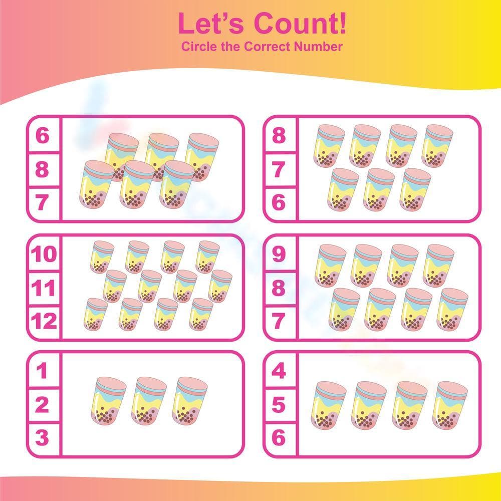 Worksheet for Counting with Alphabet Effectively - Page 1