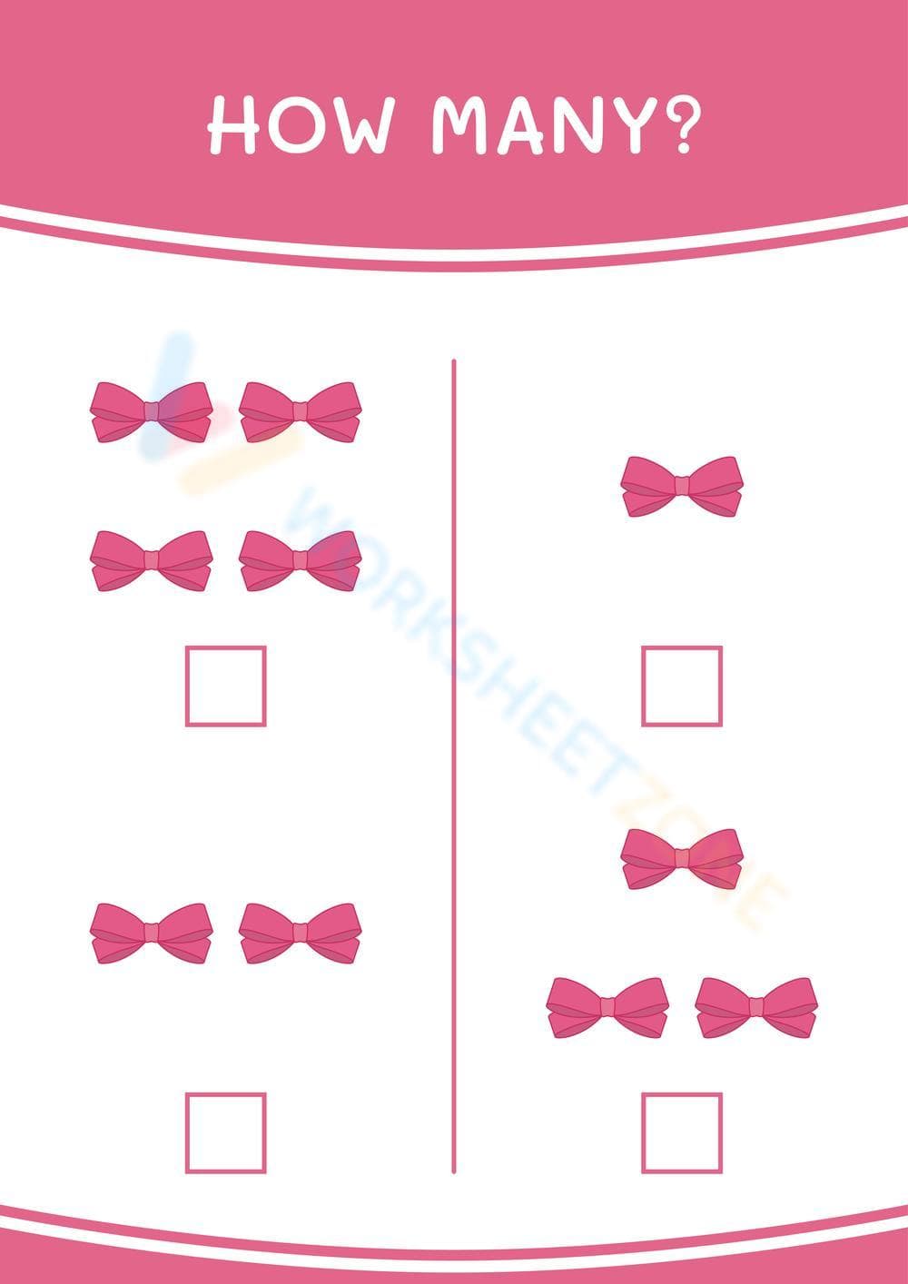 Easy to Learn Counting Numbers with This Worksheet - Page 1