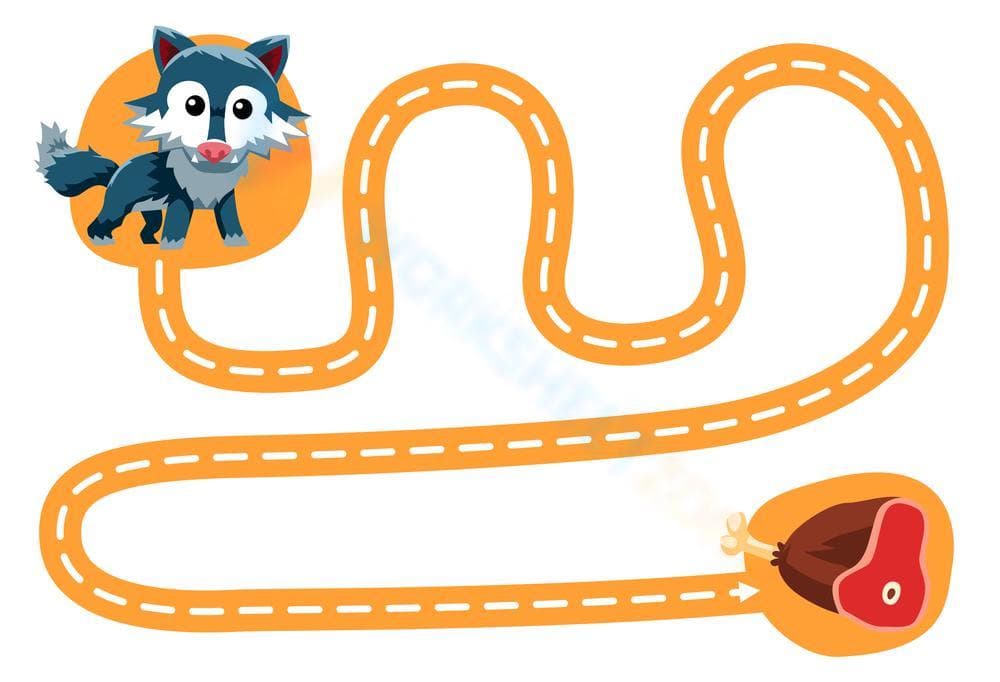 Printable Line Tracing Worksheet | Pre-K & K Ready - Page 1