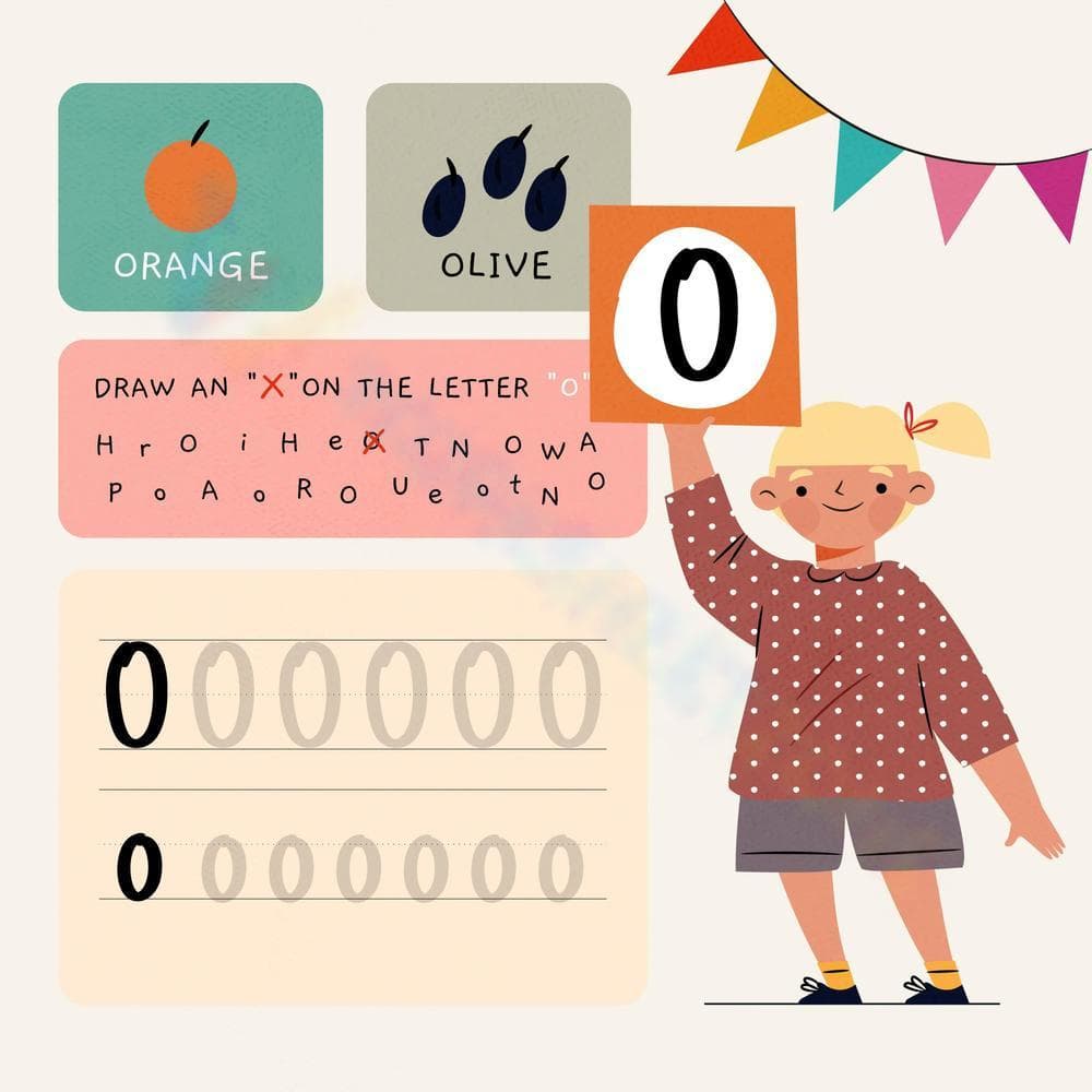 Learn the Letter OO Worksheet - Page 1