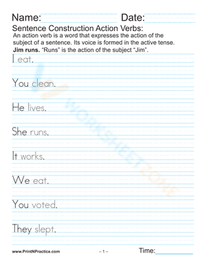 Identifying and Using Action Verbs