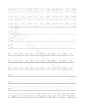 Practice Writing Letter M Worksheet