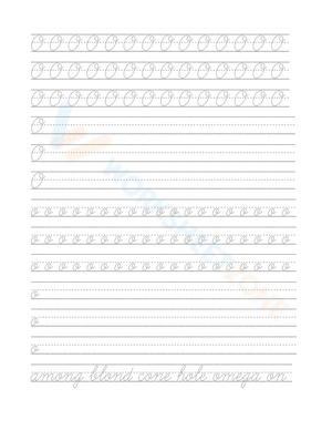 Practice Writing Letter O Worksheet