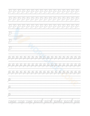 Practice Writing Letter P
