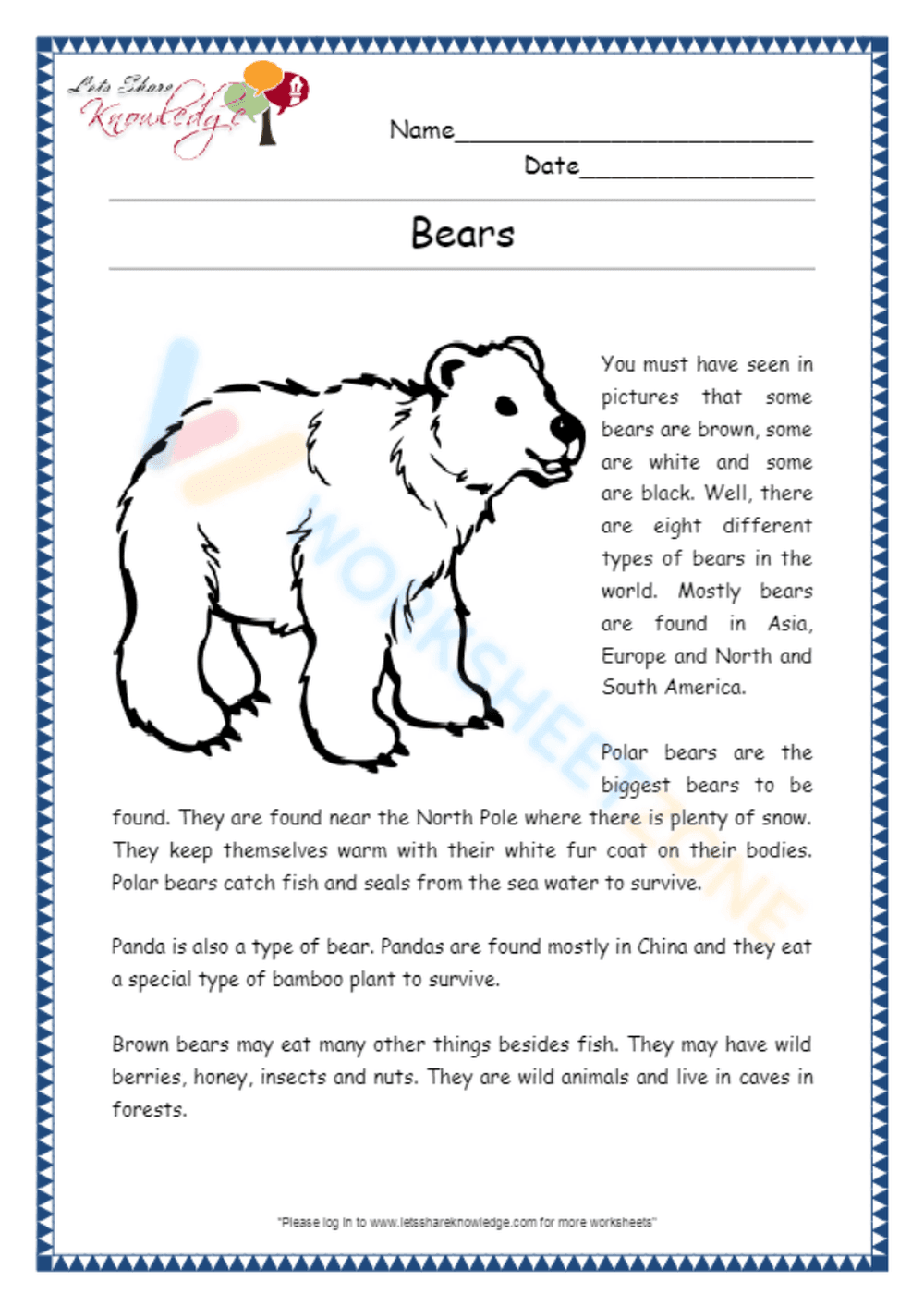 Bears - Page 1