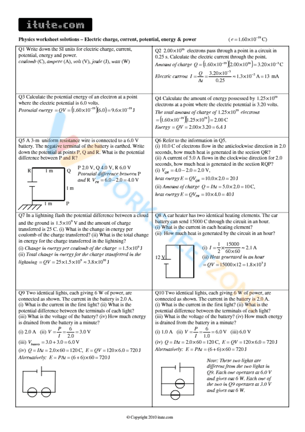 Physics Concepts for Students - Page 1
