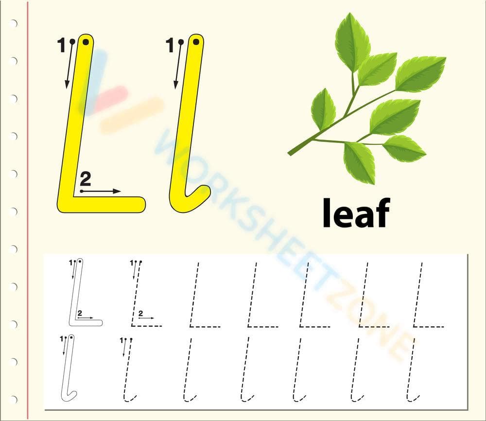 L is for Leaf - Page 1