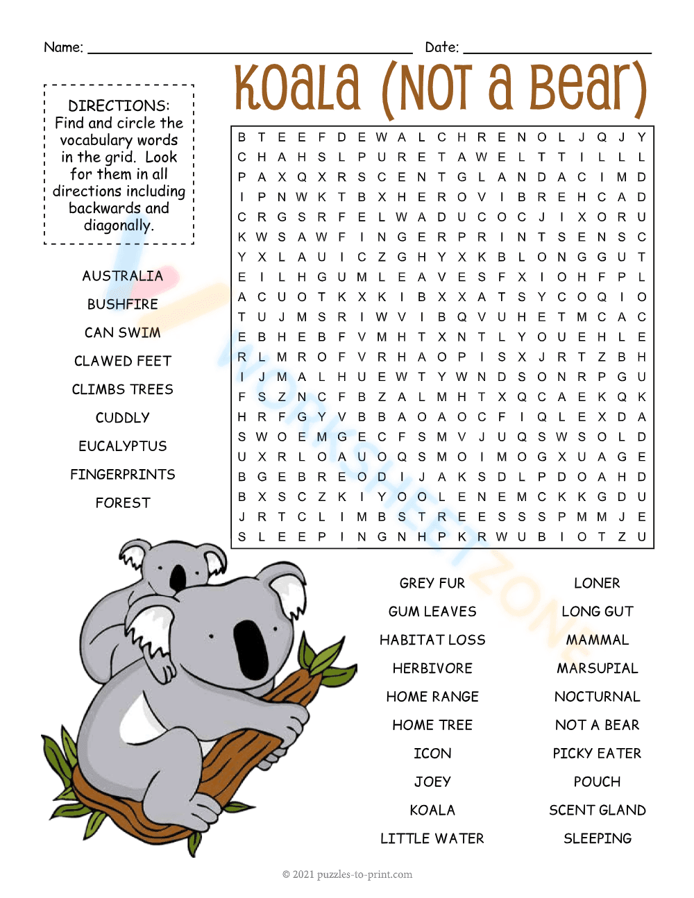 Koala - Page 1