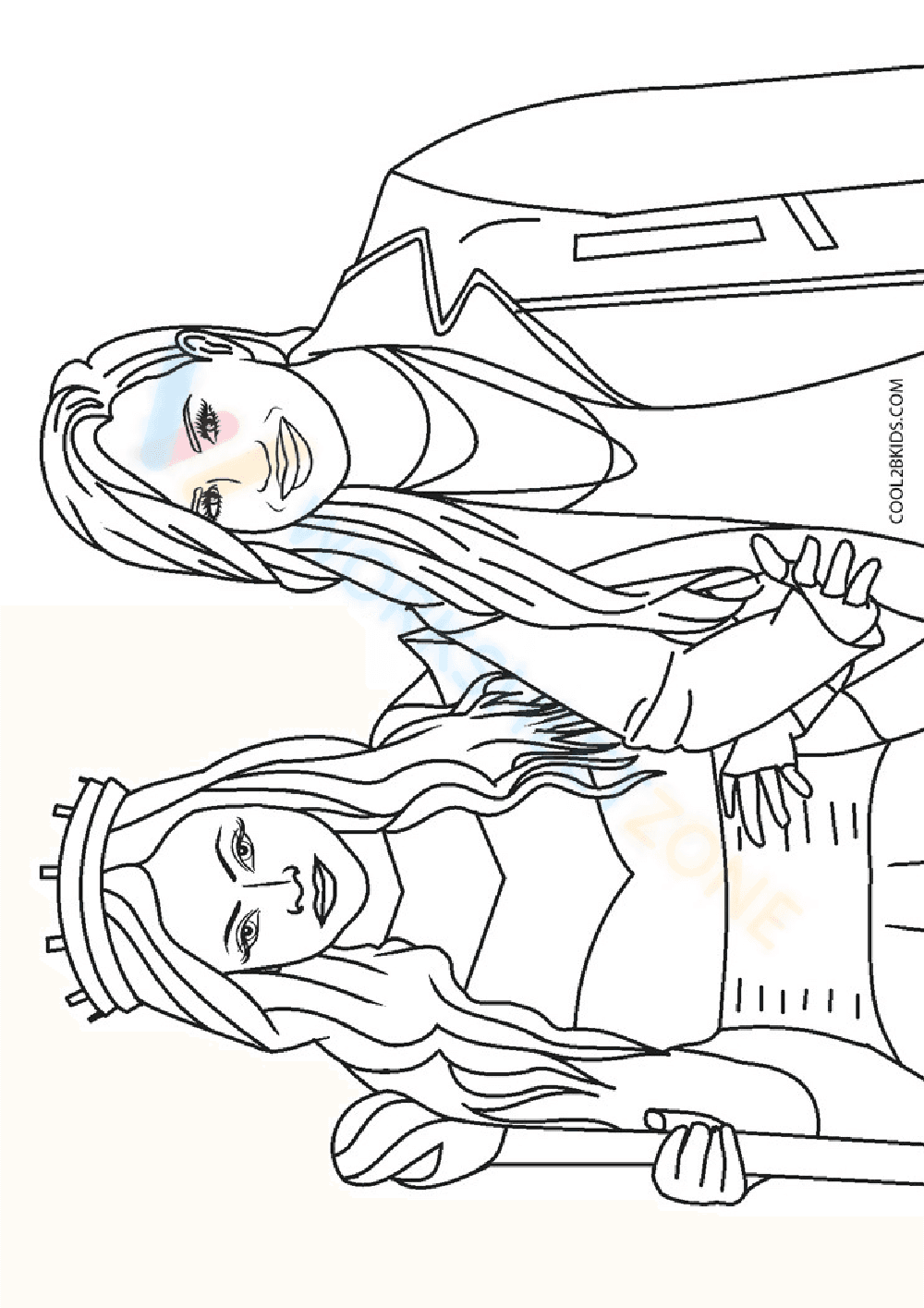 Descendants Worksheet for Disney Fans - Page 1