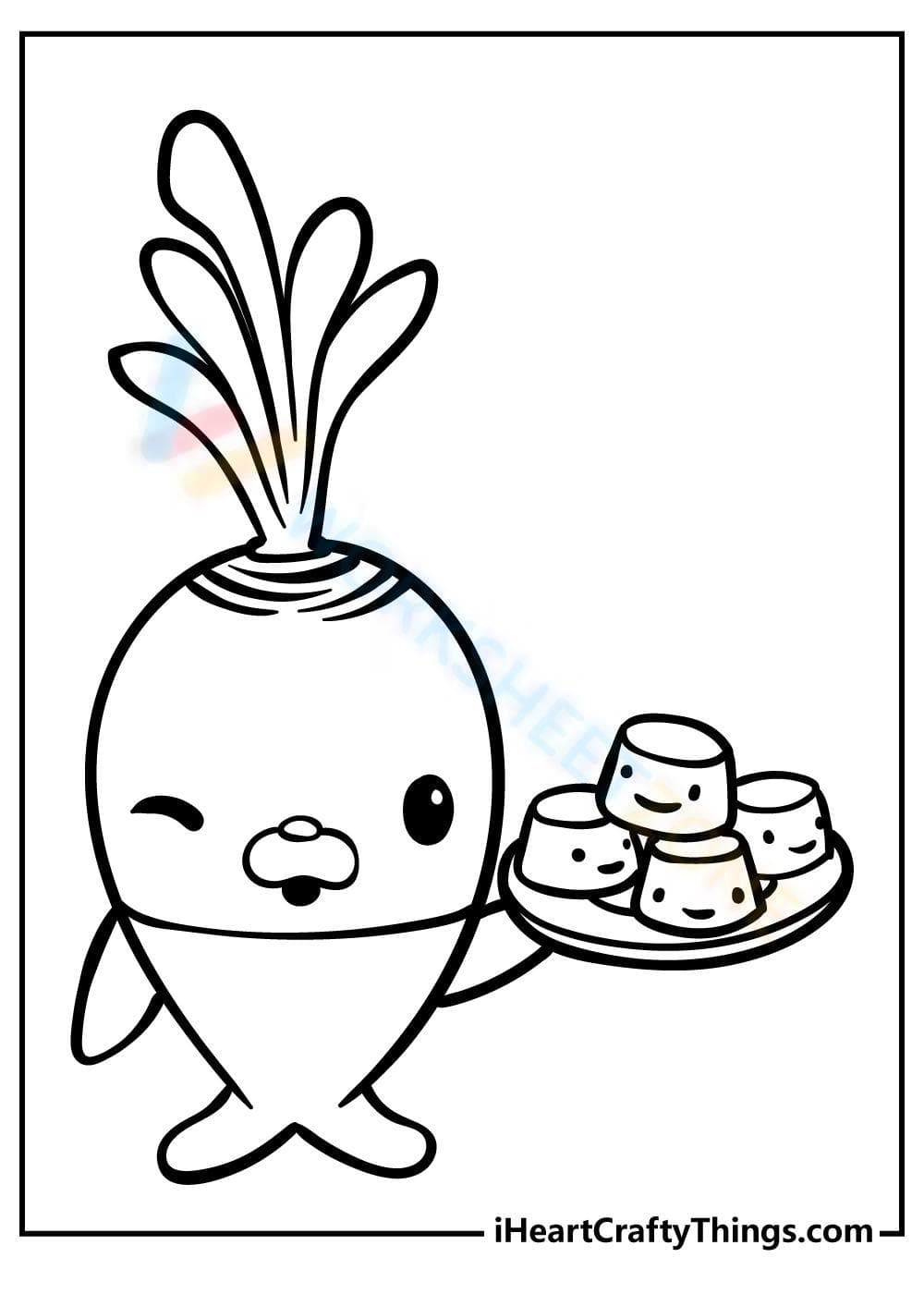 Tunip from Octonauts Learning Page - Page 1