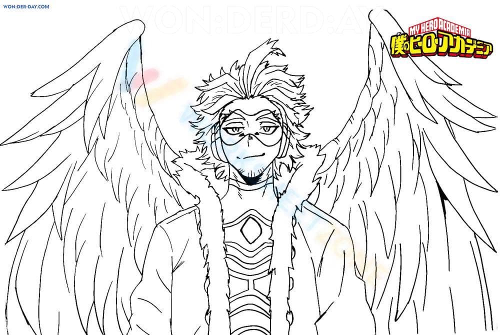 Hawks Coloring Fun - Page 1