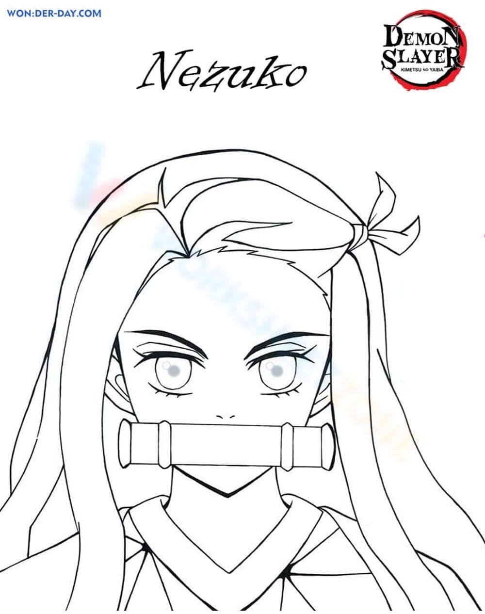 Nezuko from Demon Slayer - Page 1