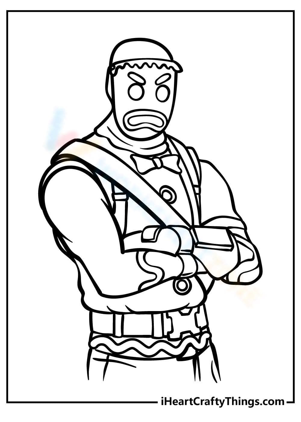 Maskman Illustration Worksheet - Page 1
