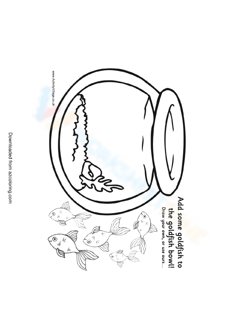 Underwater Fishes Exploration Worksheet - Page 1