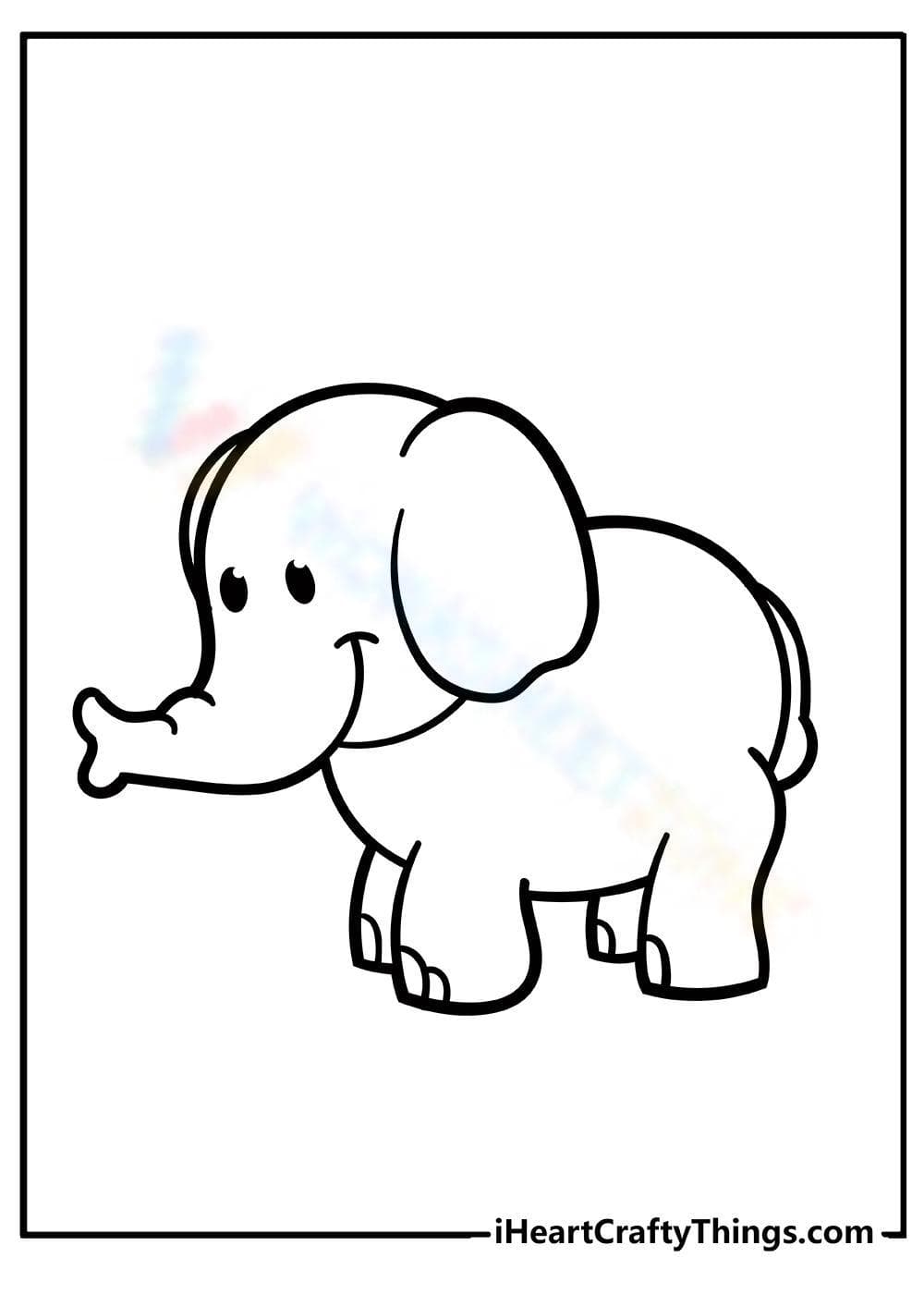 Elephant Wildlife Creative Page - Page 1