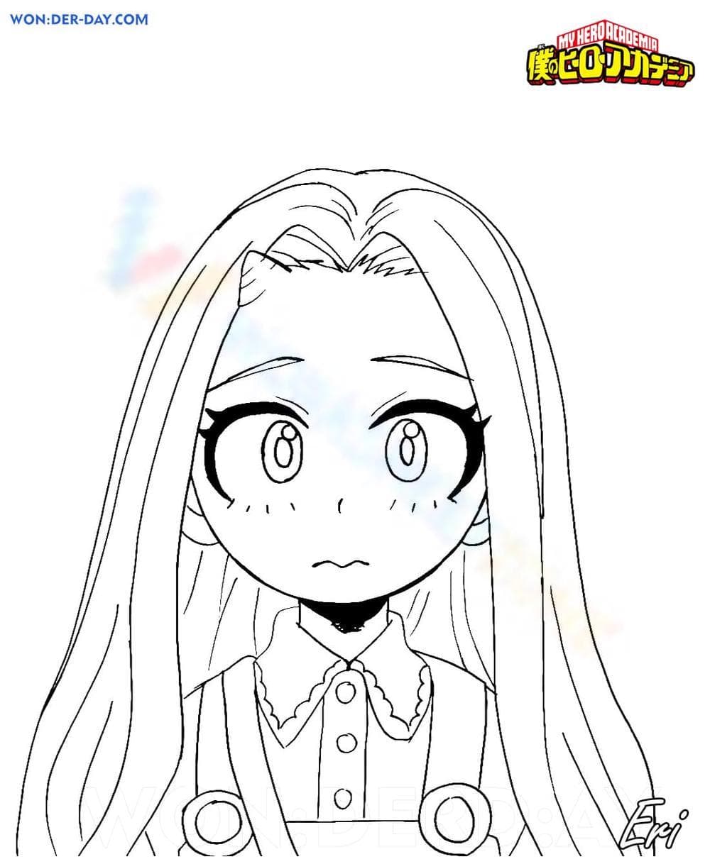 Eri Character-Themed Worksheet - Page 1