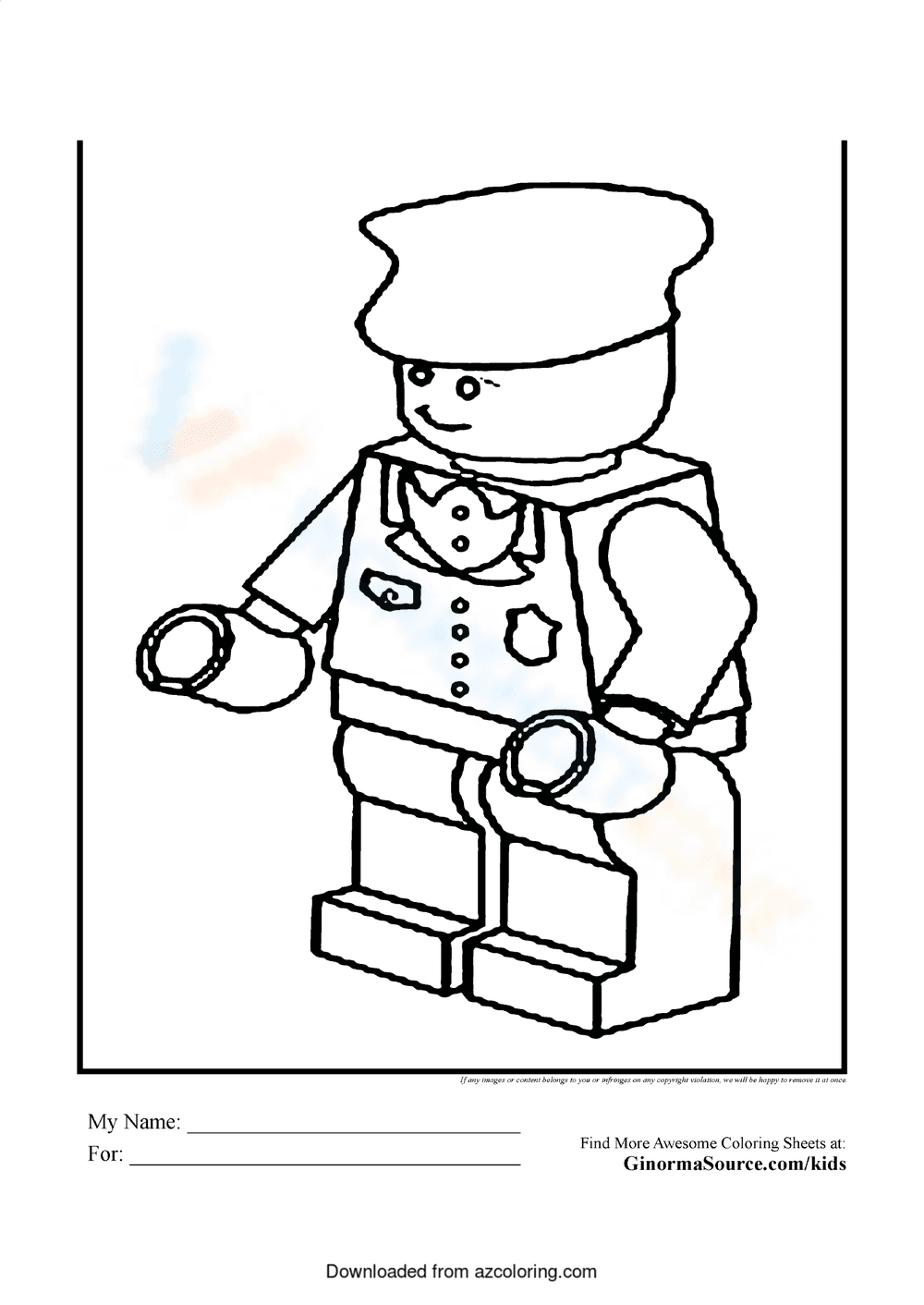 A Lego-Themed Creativity Worksheet - Page 1