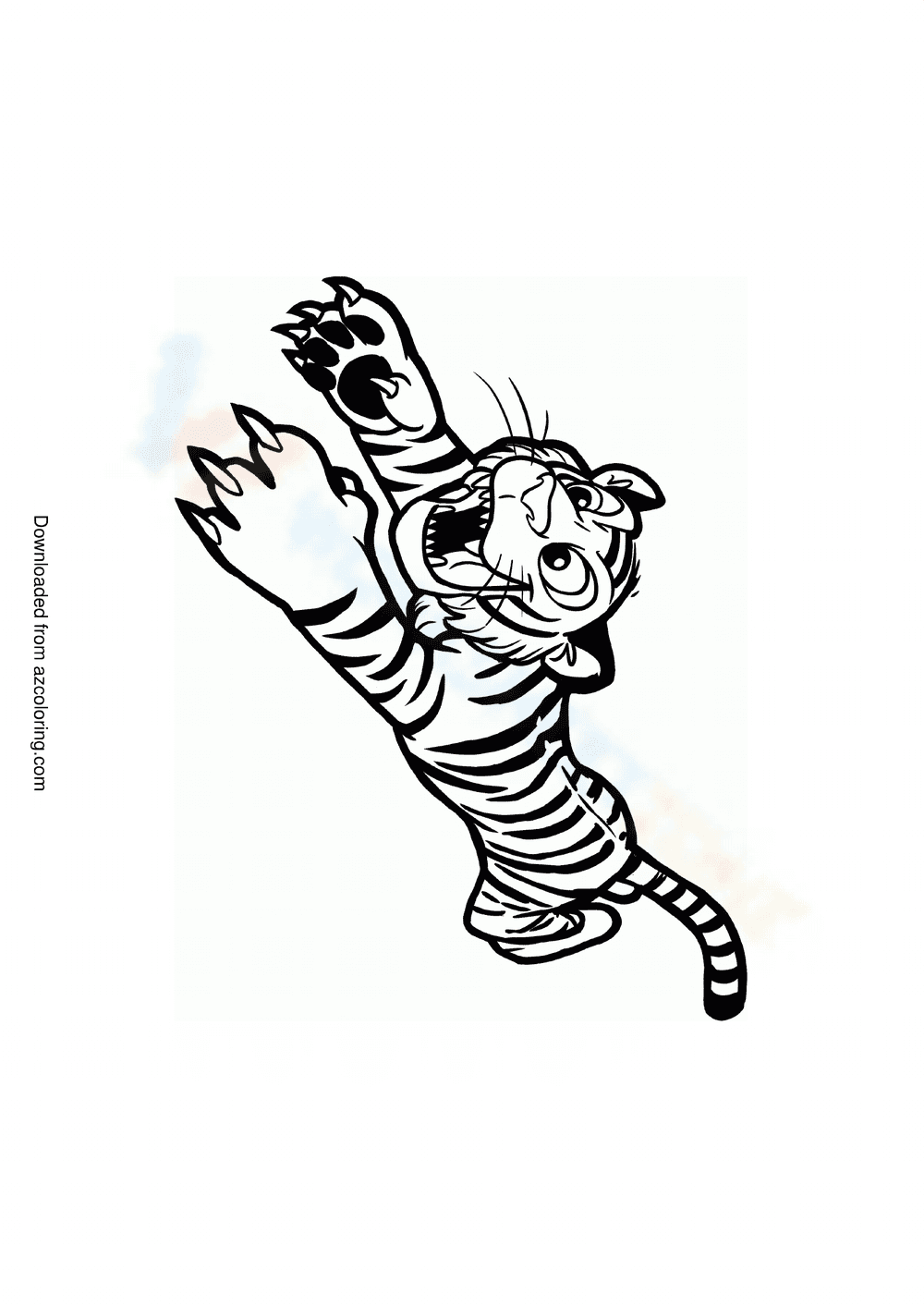 Tiger Wildlife Worksheet - Page 1